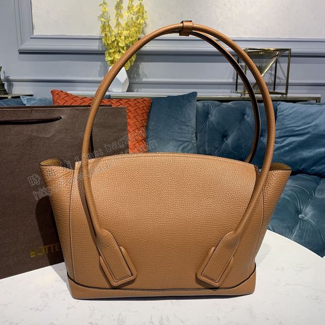 Bottega Veneta女包 純銅五金 寶緹嘉單肩女包 BV大號手提包 壓紋牛皮手拎包  gxz1078
